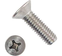 Винт 23 БОЛТА нержавеющий 8x35 мм DIN965 с потайной головкой,10 шт впн835