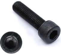 Винт 23 БОЛТА мелкая резьба чёрный к.п.12.9 8x16x1 DIN912, 10 шт. 2000000642345ф10
