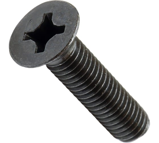 Винт boltnn.ru DIN 965 М6x16 цинк-никель черный, 480 часов, 250 шт. 4687206398580 1