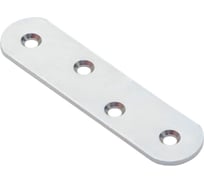 Пластина крепежн. СКОБЯНОЙ ПК-100 100*20*2 (4шт) цинк (упак.) 002610