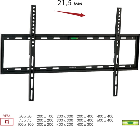 Кронштейн для LED/LCD телевизоров ARM MEDIA STEEL-1 black 10201
