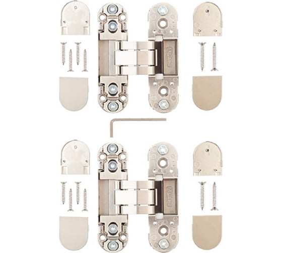 Петля врезная скрытой установки APECS 110*30-3D-Z-NISM (R15) 32381