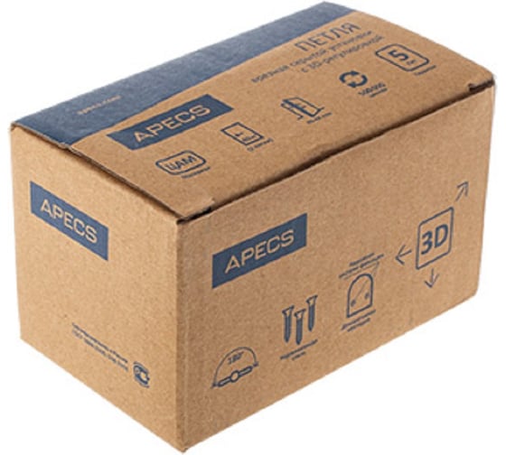 Петля врезная скрытой установки APECS 110*30-3D-Z-NISM (R15) 32381