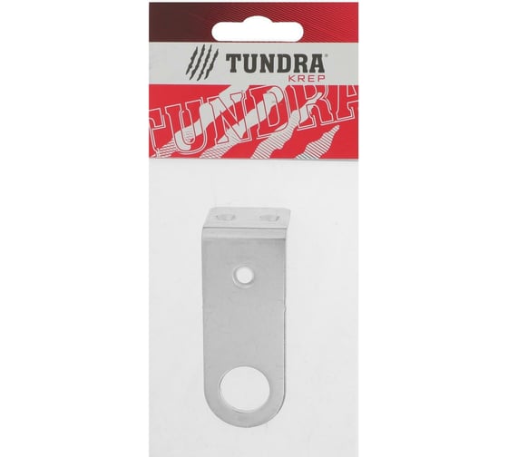 Пробой-ушко TUNDRA 30х75 мм, гнутое, оцинкованное, в упаковке 1 шт. 5296503