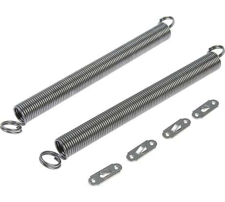 Дверная пружина TUNDRA krep без покрытия, D=30 мм, L=300 мм, 2 шт. 4379525