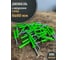 Дюбель с шурупом 23 БОЛТА ГРИБ 6x60 зеленый, 100 шт. РКГ00016686ф100 2
