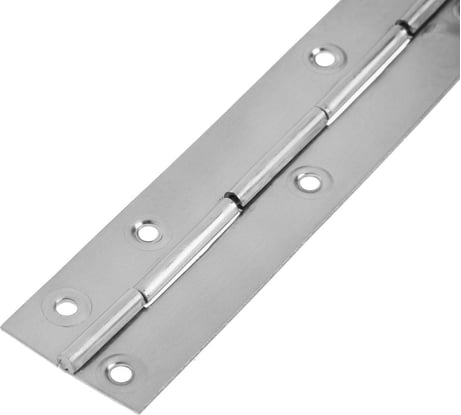 Рояльная петля ТУНДРА 250 мм, без покрытия, 1 шт. 5299351