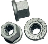 Гайка с фланцем boltnn.ru 901215 (DIN 6331) М12 Dacromet 320 часов Кекерлинг 500 шт 4687206430228