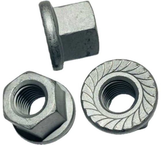 Гайка с фланцем boltnn.ru 901215(DIN 6331) М12 Dacromet 320 часов Кекерлинг 75 шт 4687206430235