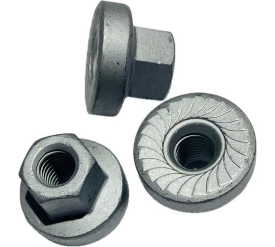 Гайка с фланцем boltnn.ru 901227 (DIN 6331) М10 Dacromet 320 часов Кекерлинг 50 шт 4687206430204 1