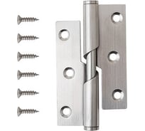 Петля врезная самозакрывающаяся Avers 76х51х1,5-INOX/201-R 35049 00035049
