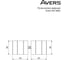 Ручки-кнопки дверные Avers HK-3802-INOX/201 35047 00035047 5