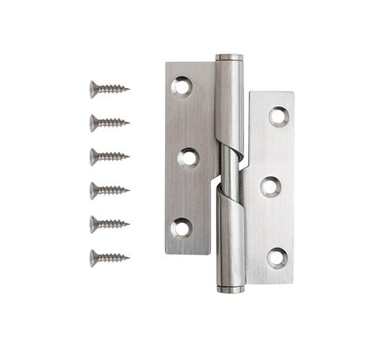 Петля врезная самозакрывающаяся Avers 76х51х1,5-INOX/201-L 35050 00035050 1