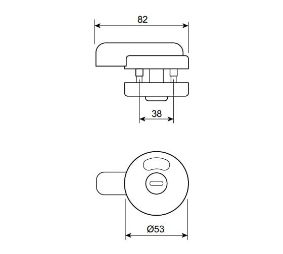 Фиксатор Avers WC-5207-P-GR 35044 00035044