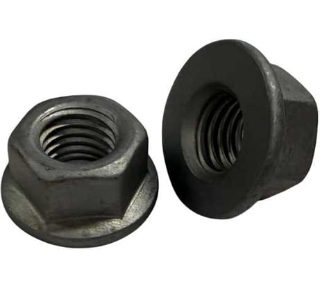 Гайка boltnn.ru DIN6923 (ISO 4161) М12 8.0 цинк-ламель серый 480 часов 100 шт 4687206444584