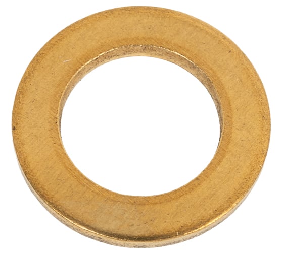 Шайба Море-Метизов уменьшенная DIN433 латунь (17,0)M16, 5 шт SHAY433LM165М 1