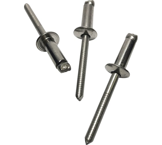 Заклепка вытяжная KLAUE А2/А2 KSTST 4.8x10mm (500 шт) УТ000000594 1