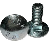 Болт boltnn.ru полукруглая голова квадратный подголовник DIN603 М8x30 10.9 цинк 100 шт. 4687206445277