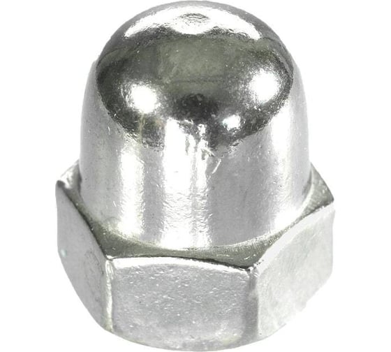 Гайка Море-Метизов DIN1587 колпачковая А4 M6, 100 шт GAYKA1587A4M6100М