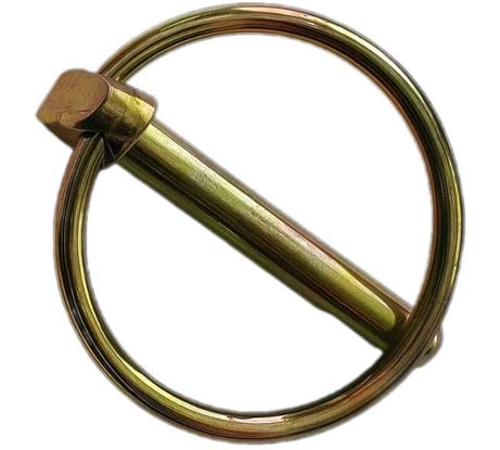 Шплинт boltnn.ru DIN11023 10x45 с кольцом цинк желтый 50 шт. 4687206446212