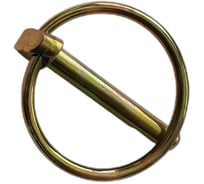 Шплинт boltnn.ru DIN11023 6x45 с кольцом цинк желтый 10 шт. 4687206446205