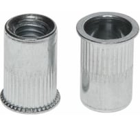 Заклепка гаечная KLAUE цилиндрическая с насечкой, сталь, М4, уменьшенный борт St KSM4-RH-A-R 1000 шт. УТ000001135