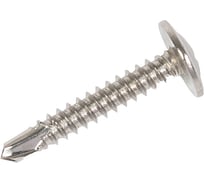 Саморез с прессшайбой Госкреп сверлок., крест./шл., д/алюм., А2, 4.2х25 12 шт. 10-0010262