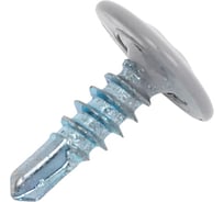 Саморез с прессшайбой крепежная техника серая 4,2х13 (RAL 7004) сверло, 1000 шт. БК 1000218 БК