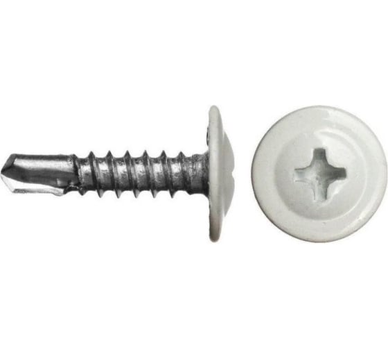 Саморез с прессшайбой крепежная техника мышиный-серый 4,2х19 (RAL 7005) сверло, 1000 шт. БК 1000210 БК
