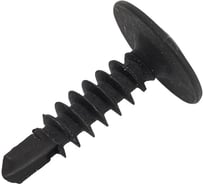 Саморез с прессшайбой крепежная техника сверло, черный 4,2х16, 1000 шт. БК 430616 БК