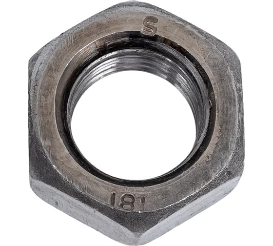 Гайка Крепежная техника с шестигранной головкой черная ГОСТ 5915-70 М24 (20 шт) 600120 БК