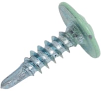 Саморез прессшайба крепежная техника зеленая пастель 4,2\16 (RAL 6019) сверло (1000) БК 1000152 БК