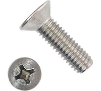 Винт потай с метрической резьбой крепежная техника DIN 965 8x25 нерж/А2 (20), пакет 800362 БК