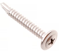 Саморезы Стройбат для тонк.пластин нерж.с буром 4,2x38 (шт), коробка (4 800 шт) 415453