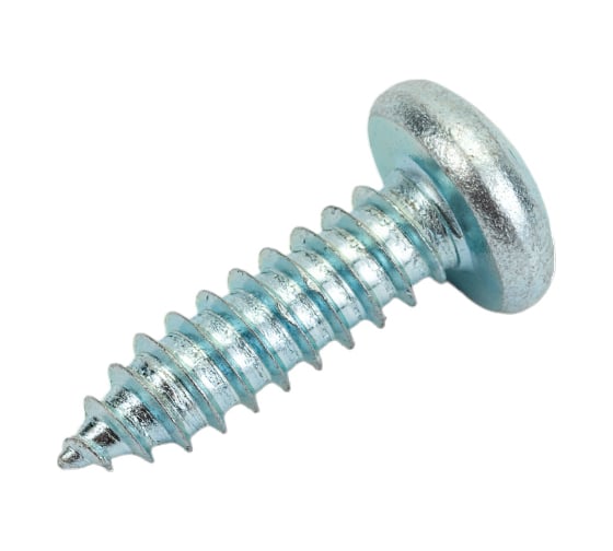 Саморез ZAMETAL 6,3x22 с полукруг. гол., крест шлиц, DIN 7981, оц., уп. 200 шт. ZA100374