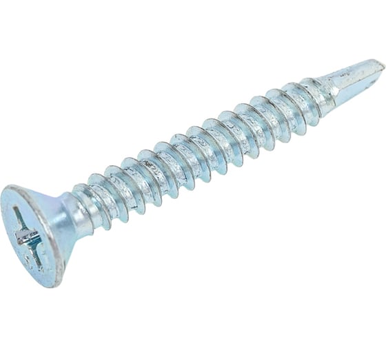 Саморез ZAMETAL 4,2x32 со сверлом и потайной головкой, DIN 7504Р, оц., уп. 500 шт. ZA082273