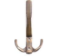 Крючок тройной перфорированный Стройбат бронза, 200 шт. 416955