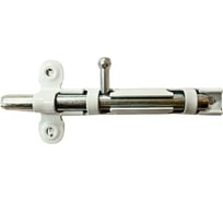 Задвижка накладная Метизик ЗТ3 пол.белый (2 шт.) 408 ЗТ3