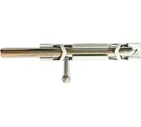 Задвижка накладная Метизик ЗТ с ц. дв. пол. белый (2 шт.) 032 ЗТ