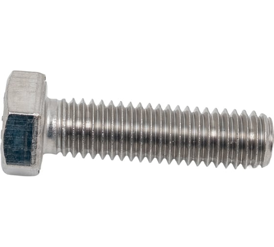 Болт ЦКИ DIN933 М8x30 с шестигранной головкой A4 SW 13 аналог ГОСТ 7798-70 5 шт 6913807