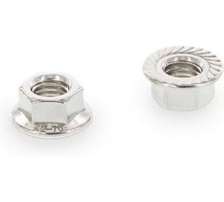 Гайка с фланцем ЦКИ DIN6923 М 3 рифленая 8 Ц 50 шт 6076007