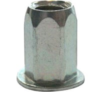 Заклепка-гайка ЦКИ М4 Плоская, Шестигранная СТ. Ц BRALO 10 шт 6451807