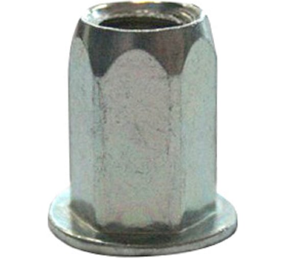 Заклепка-гайка ЦКИ М8 Плоская, 1/2 Шестигранная СТ. Ц BRALO 10 шт 6453907