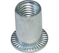 Заклепка-гайка ЦКИ М10 Плоская, Рифл. A2 REX 10 шт 6200507