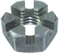 Гайка корончатая ЦКИ DIN937 М10 ПРОРЕЗНАЯ НИЗКАЯ 17H Ц SW 17 5 шт 5295837