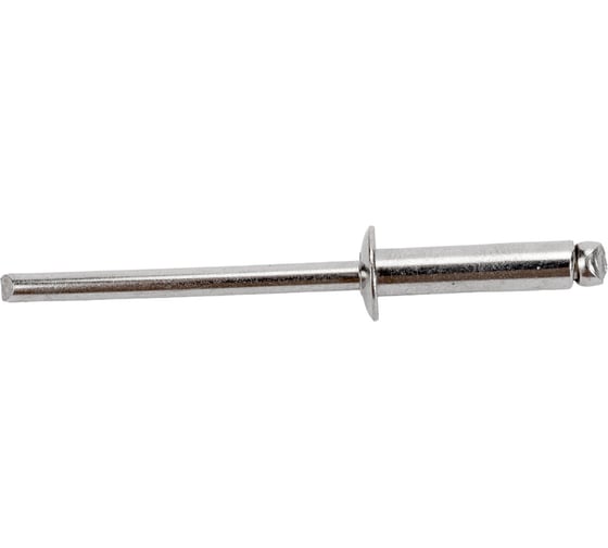 Вытяжная заклепка ZAMETAL 4x16 нержавеющ. сталь, DIN 7337, A2, уп. 500 шт. ZA519702