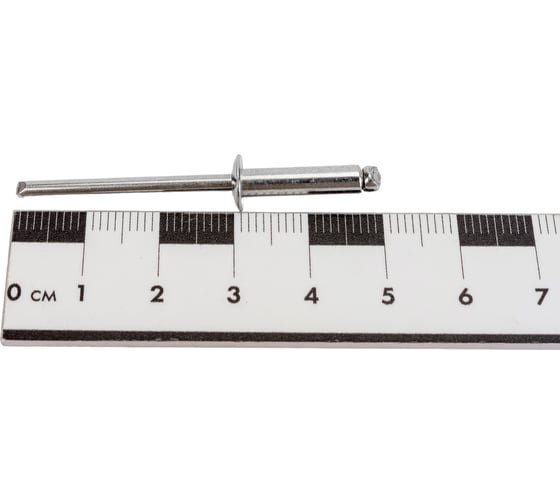 Вытяжная заклепка ZAMETAL 4x16 нержавеющ. сталь, DIN 7337, A2, уп. 500 шт. ZA519702