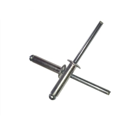 Вытяжная заклепка ZAMETAL 4x10 нержавеющ. сталь, DIN 7337, A2, уп. 1000 шт. ZA519672