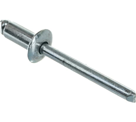 Вытяжная заклепка ZAMETAL 6x12 сталь/сталь, DIN 7337, оц. уп. 250 шт. ZA519450
