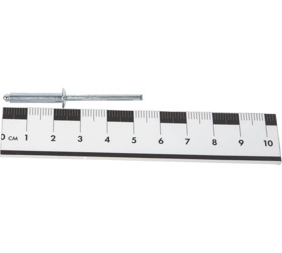 Вытяжная заклепка ZAMETAL 4x20 сталь/сталь, DIN 7337, оц. уп. 500 шт. ZA519290
